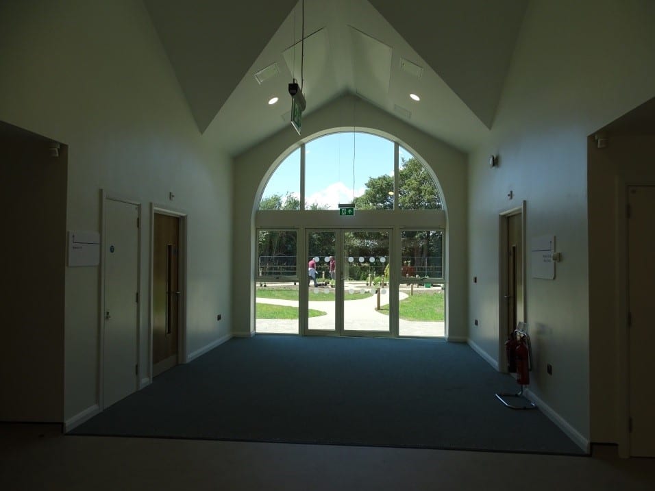 The location of the Tranquillity Rooms